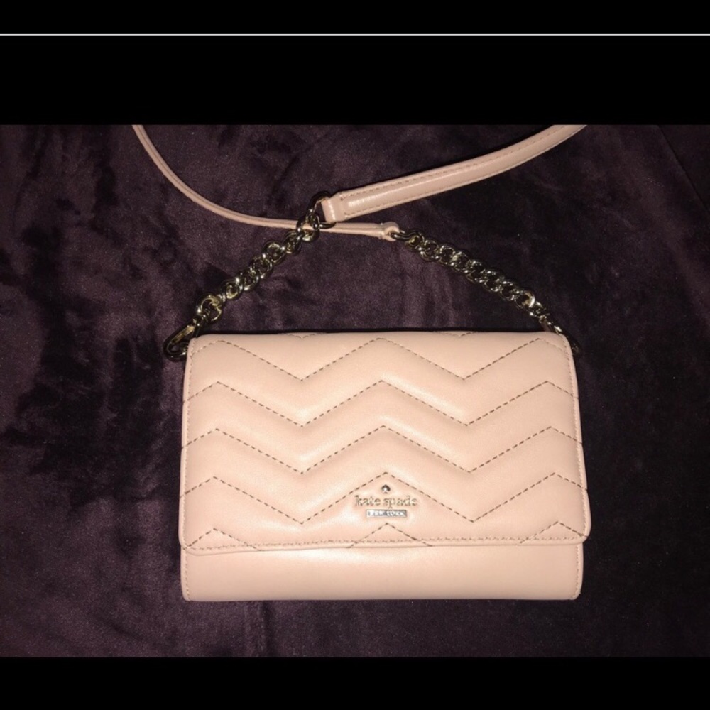 Quilted Kate spade crossbody bag